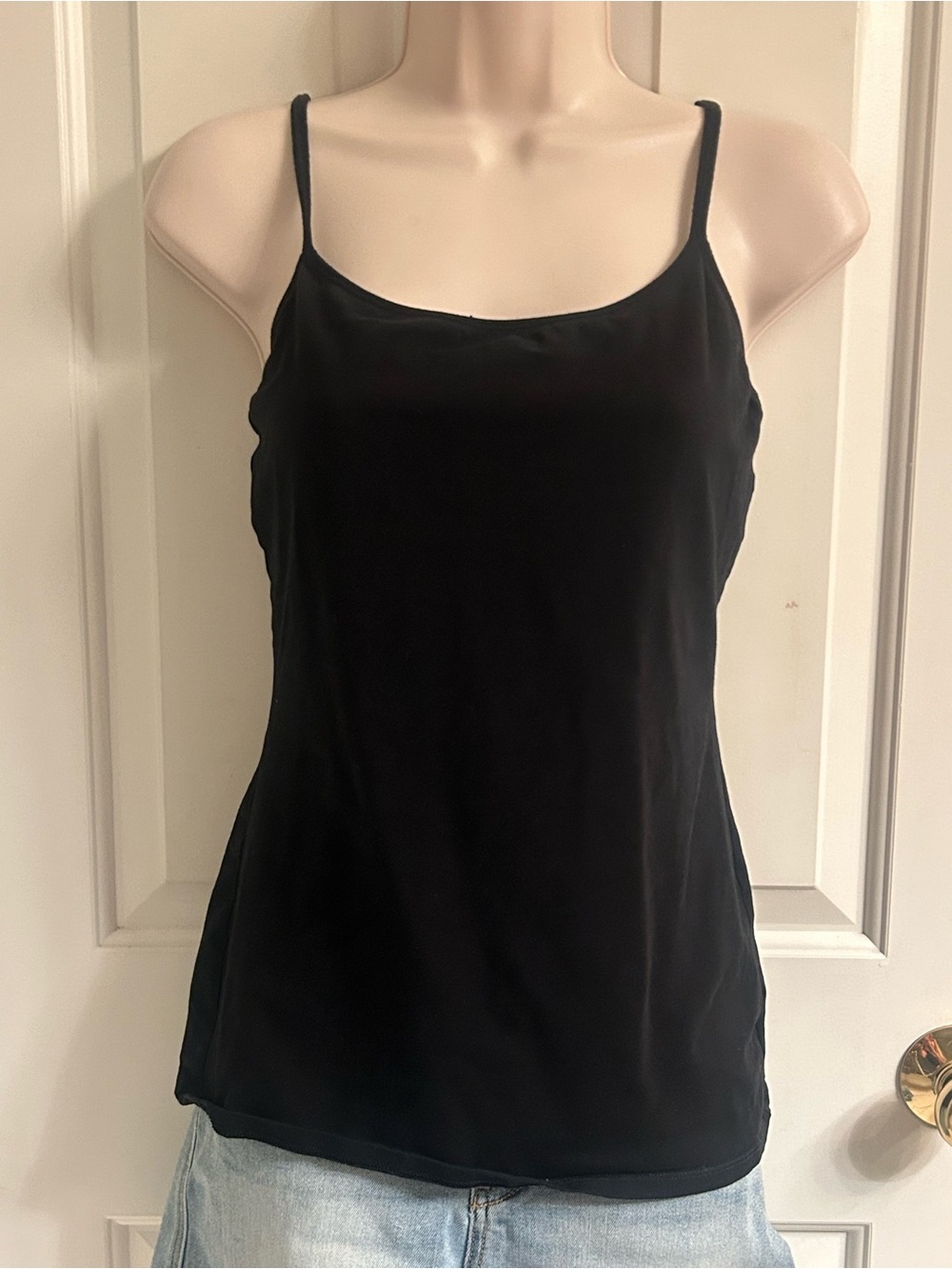 Women’s Express Best Loved Black Spaghetti Strap Camisole